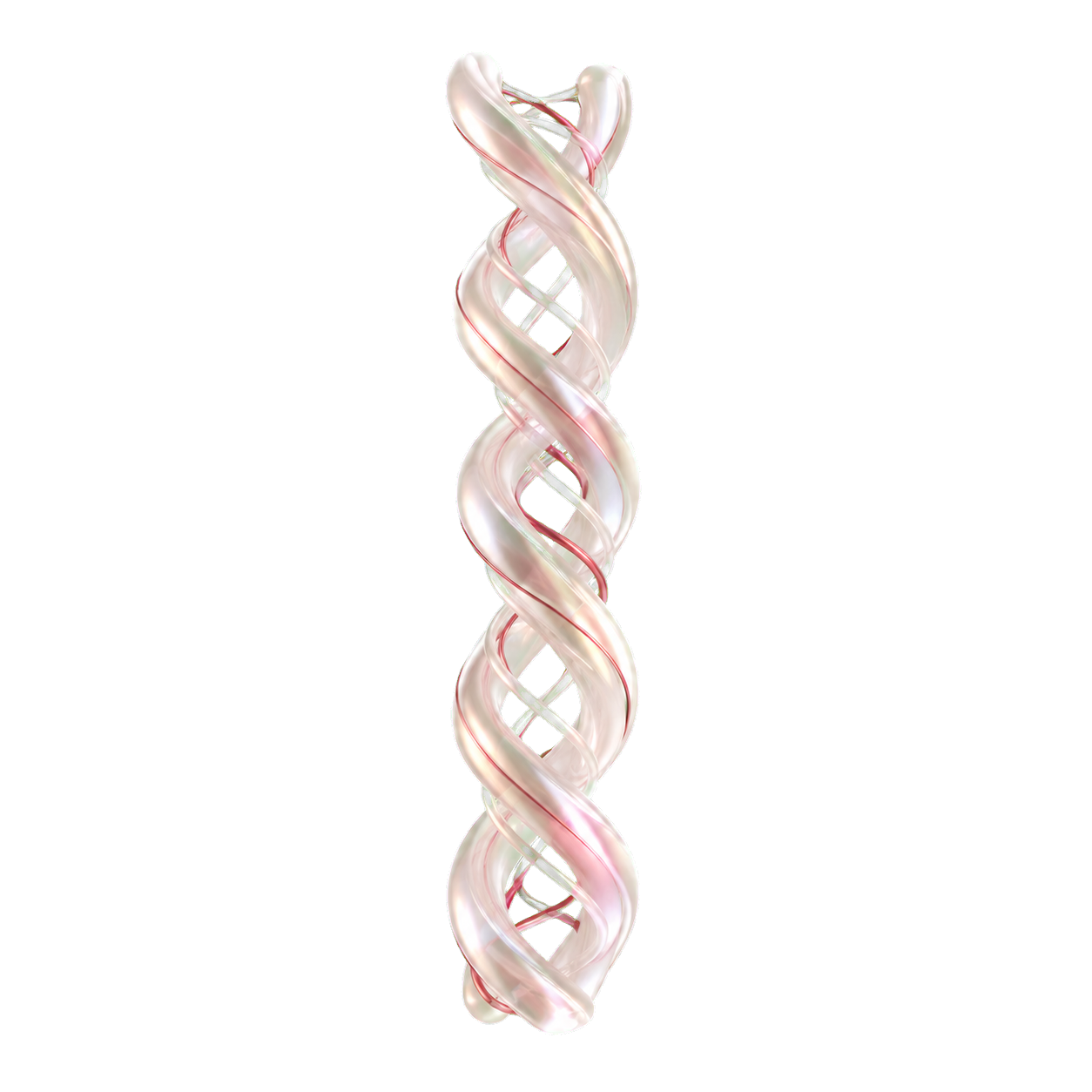 Delicate triple-helix illustration representing collagen tripeptide